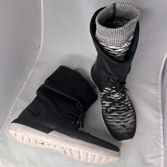 Nike Womens Roshe Two Hi Flyknit Trainers Sneakers Boots size 8 - Picture 4 of 6